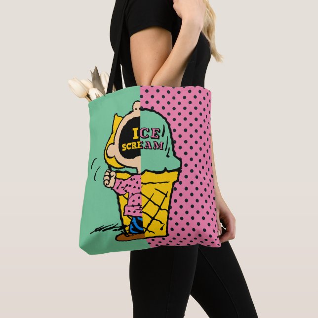 Bolso De Tela Cacahuetes | Media y media del Helado Sally (Detalle)