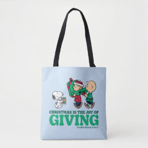 Bolso De Tela Cacahuetes Navidades es la alegría de dar