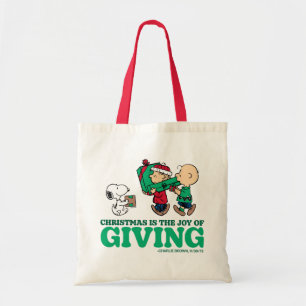 Bolso De Tela Cacahuetes Navidades es la alegría de dar