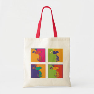 Bolso De Tela Cacahuetes Noopia de arte pop moderno