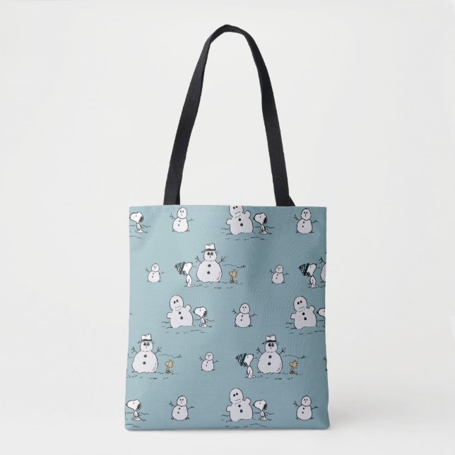 Bolso De Tela Cacahuetes | Patrón Snoopy & Woodstock Winbreak (Anverso)
