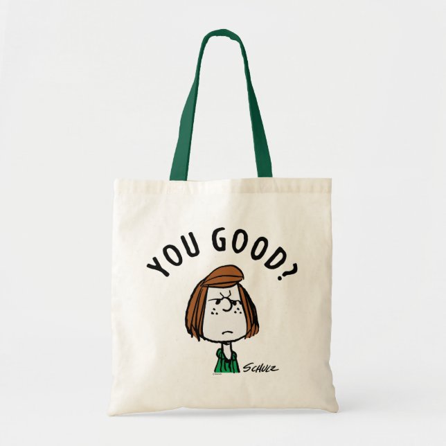 Bolso De Tela Cacahuetes | Patty Peppermint, ¿bien? (Frente)