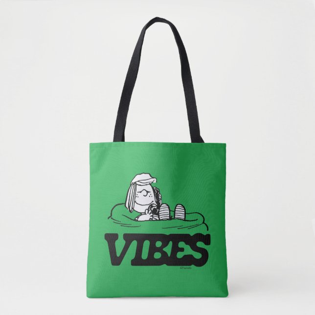 Bolso De Tela Cacahuetes | Peppermint Patty Vibes (Anverso)