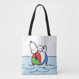 Bolso De Tela Cacahuetes   Playa Snoopy Beach Ball