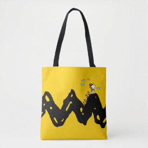 Bolso De Tela Cacahuetes   Senderismo de Tropas Snoopy & Woodsto