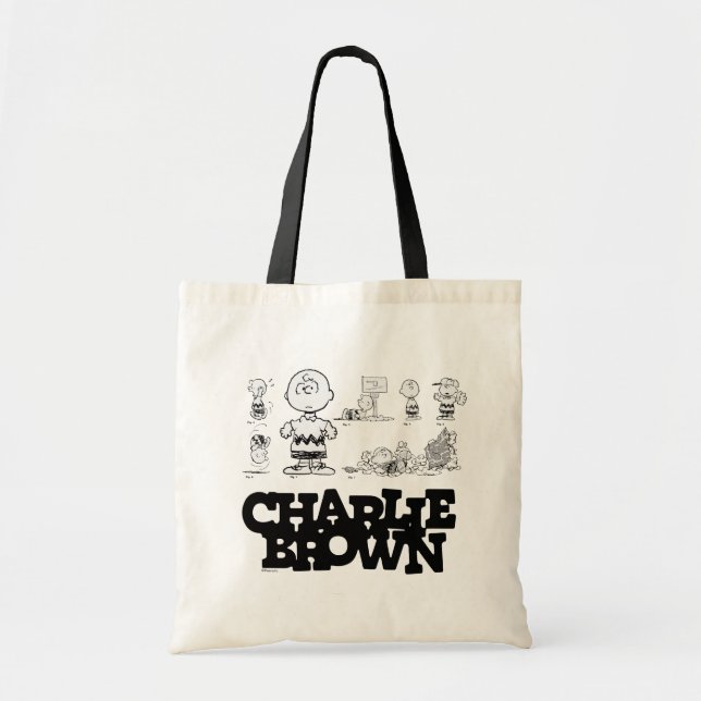 Bolso De Tela Cacahuetes | Siempre Charlie Brown (Frente)