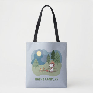 Bolso De Tela Cacahuetes Sitio del campamento de Snoopy y Wood