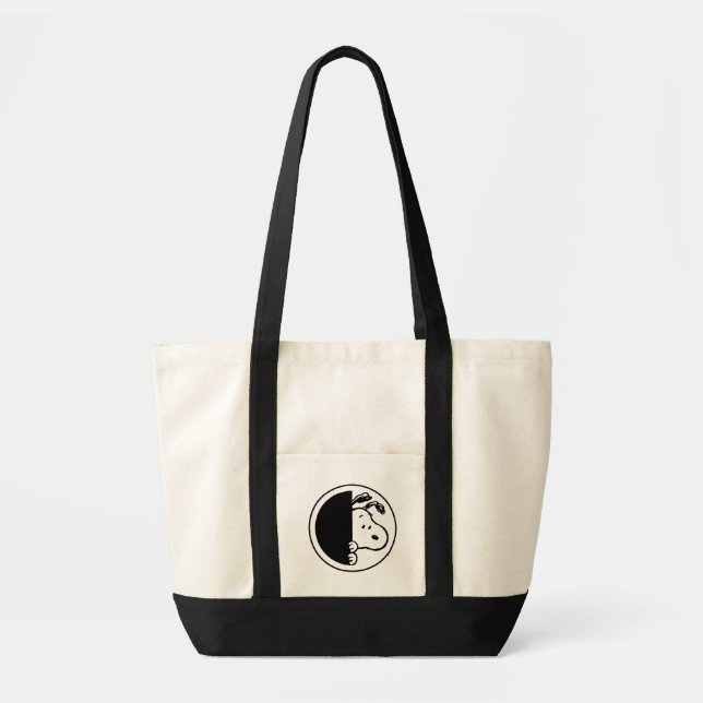 Bolso De Tela Cacahuetes | Snoopy Acabo De Decir Hola (Frente)