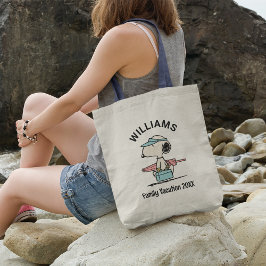Bolso De Tela Cacahuetes | Snoopy Beach Walk Family Vacaciones