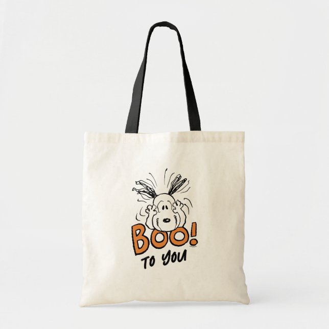 Bolso De Tela Cacahuetes | Snoopy Boo (Frente)