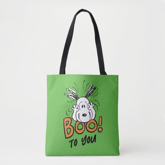 Bolso De Tela Cacahuetes | Snoopy Boo (Anverso)