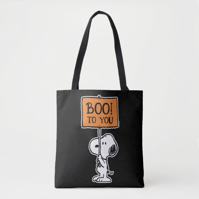 Bolso De Tela Cacahuetes | Snoopy Boo! (Anverso)