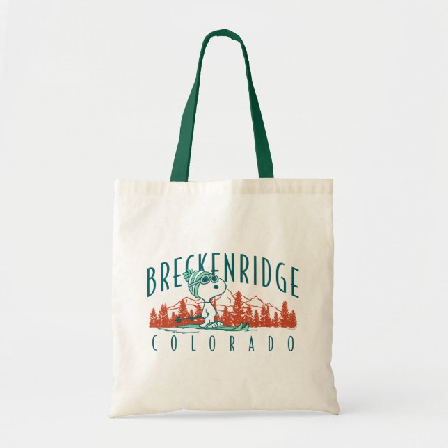Bolso De Tela Cacahuetes | Snoopy Breckenridge Colorado (Frente)
