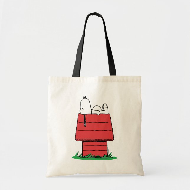 Bolso De Tela Cacahuetes | Snoopy durmiendo (Frente)