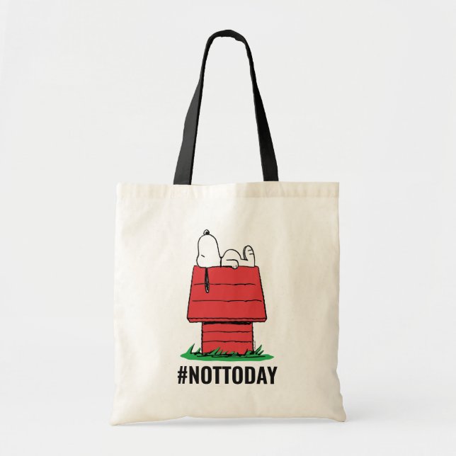 Bolso De Tela Cacahuetes | Snoopy durmiendo (Frente)