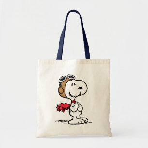 Bolso De Tela Cacahuetes   Snoopy El Hielo Volador