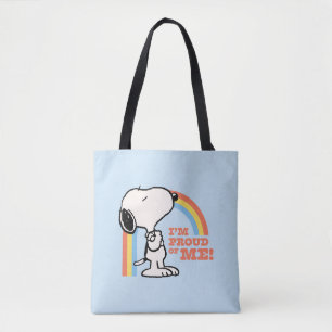 Bolso De Tela Cacahuetes   Snoopy Estoy orgulloso de mí
