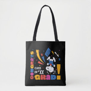 Bolso De Tela Cacahuetes Snoopy Felicidades Graduado Graduación 