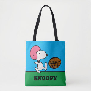 Bolso De Tela Cacahuetes Snoopy Football Kicker