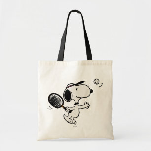 Bolso De Tela Cacahuetes Snoopy Juega Al Tenis