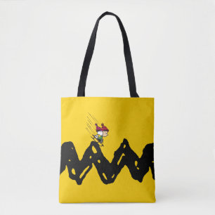 Bolso De Tela Cacahuetes Snoopy & Linus Sled Ride