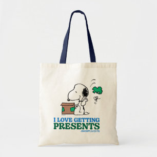 Bolso De Tela Cacahuetes Snoopy Me Encanta Obtener Presencias