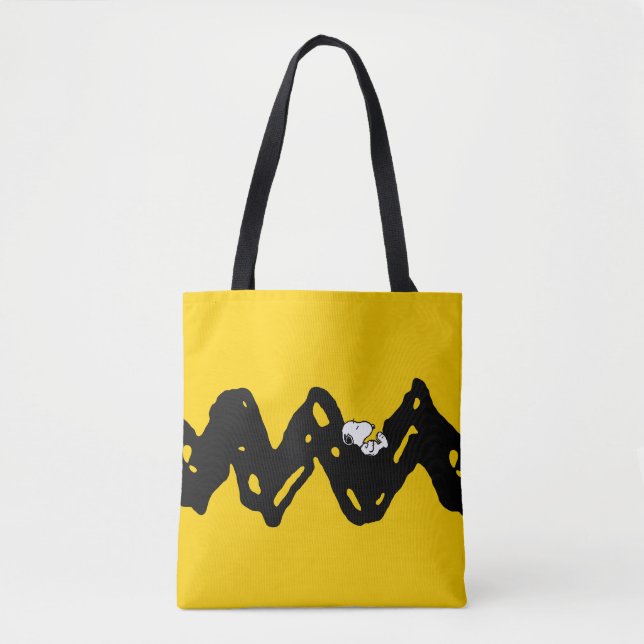 Bolso De Tela Cacahuetes | Snoopy Nap (Anverso)