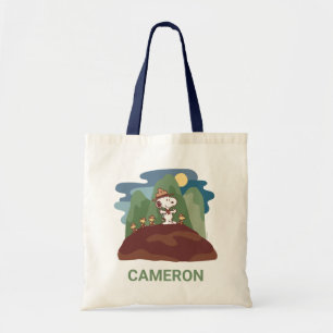 Bolso De Tela Cacahuetes   Snoopy & Woodstock   Añadir su nombre