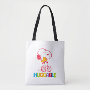 Bolso De Tela Cacahuetes   Snoopy & Woodstock Huggable