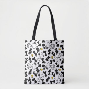 Bolso De Tela Cacahuetes Snoopy & Woodstock Shadow Pattern