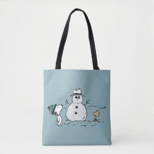 Bolso De Tela Cacahuetes Snoopy y Woodstock construyen un muñe