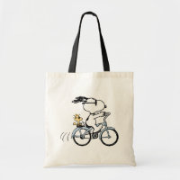 Cacahuetes | Snoopy y Woodstock en bicicleta