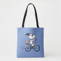 Cacahuetes | Snoopy y Woodstock en bicicleta