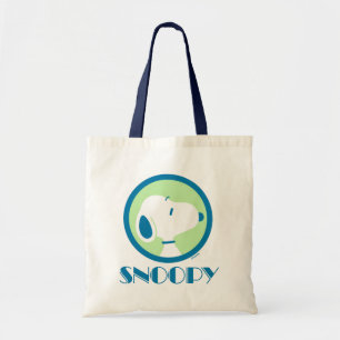 Bolso De Tela Cacahuetes Sueños de Deco Azul Snoopy