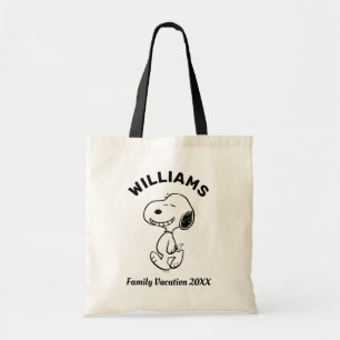 Bolso De Tela Cacahuetes Vacaciones familiares de Snoopy