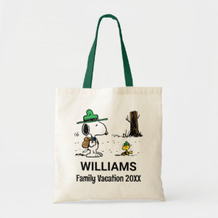 Bolso De Tela Cacahuetes Vacaciones Snoopy & Woodstock Family