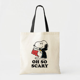 Bolso De Tela Cacahuetes Vampiro Snoopy de Halloween