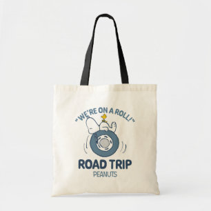 Bolso De Tela Cacahuetes Viaje por carretera Snoopy & Woodstoc