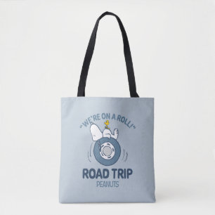 Bolso De Tela Cacahuetes Viaje por carretera Snoopy & Woodstoc