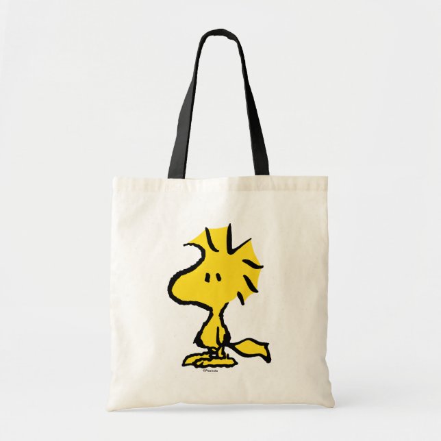 Bolso De Tela Cacahuetes | Woodstock, amigo de Snoopy (Frente)