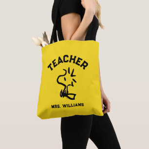 Bolso De Tela Cacahuetes Woodstock mirando hacia adelante