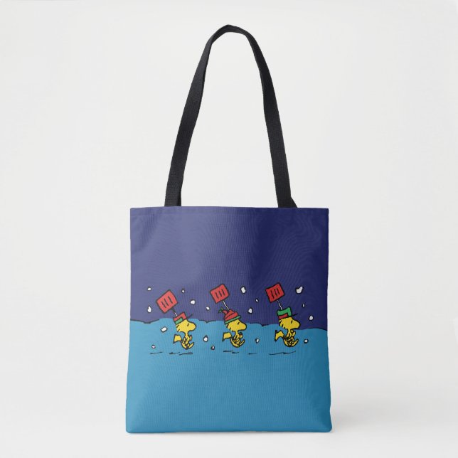 Bolso De Tela Cacahuetes | Woodstock Snow Shovel Team (Anverso)