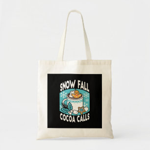 Bolso De Tela Cacao caliente y encanto invernal - Llamadas de ca