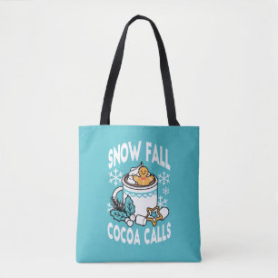 Bolso De Tela Cacao caliente y encanto invernal - Llamadas de ca