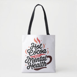 Bolso De Tela Cacao caliente y salud mental personalizado