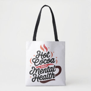 Bolso De Tela Cacao caliente y salud mental personalizado