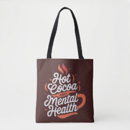Bolso De Tela Cacao caliente y salud mental personalizado