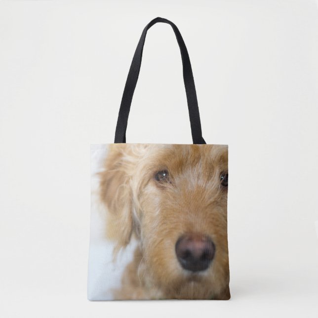 Bolso De Tela Cacería de cachorros de oro (Anverso)