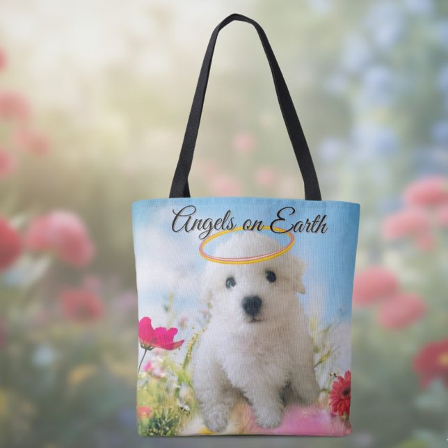 Bolso De Tela Cachorro Ángel (Subido por el creador)