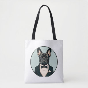 Bolso De Tela Cachorro de Bulldog francés